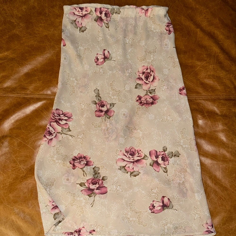 VINTAGE floral skirt